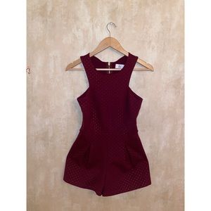 DV Dolce Vita Hoytt Metallic Romper